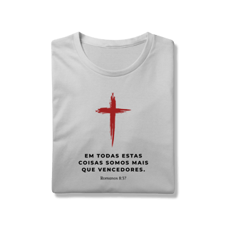 Nome do produto Camiseta - Romanos 8:37 (Prime)