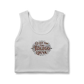 Nome do produto Regata - o que tem Fôlego Louva