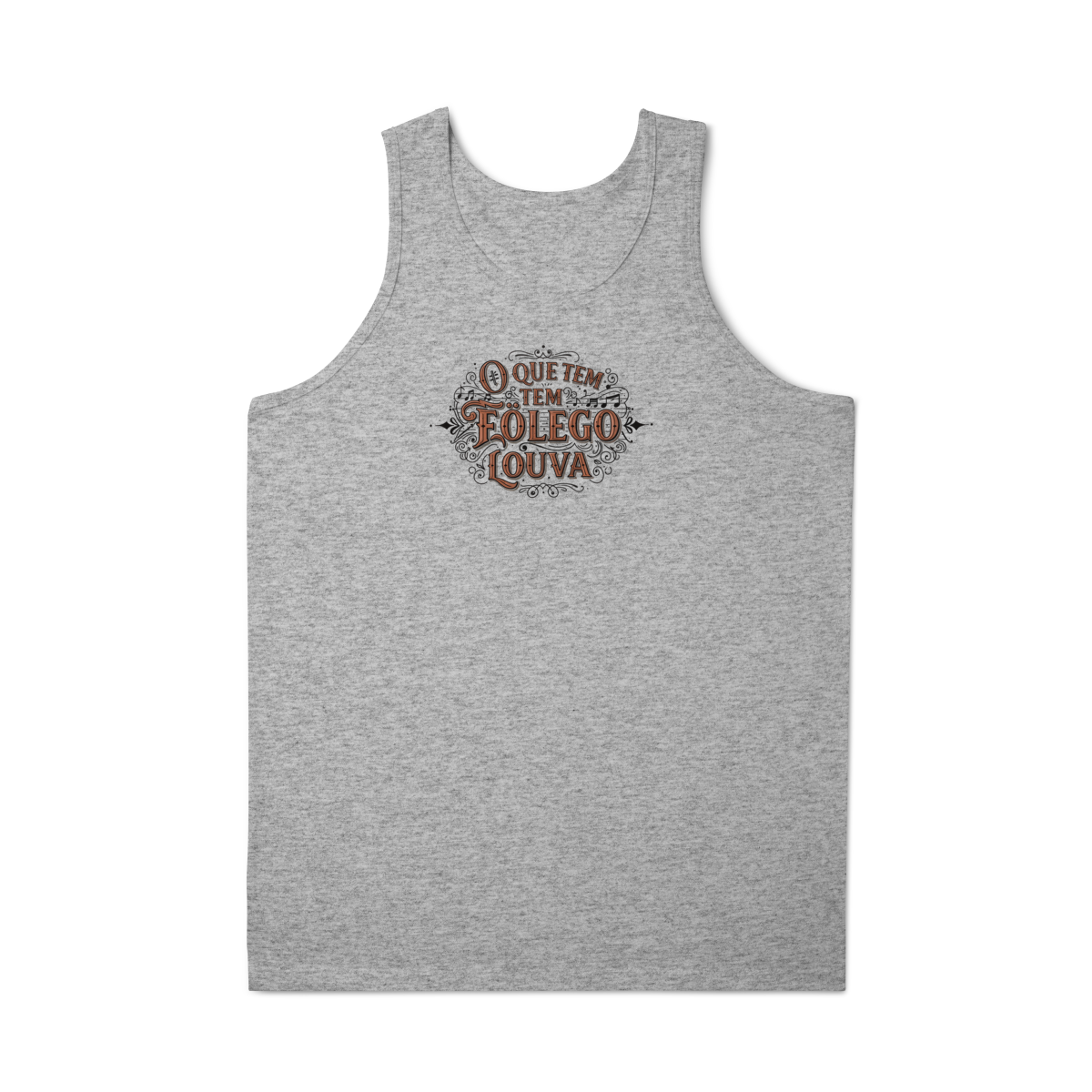 Nome do produto: Regata - o que tem Fôlego Louva