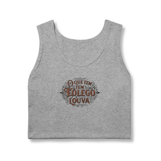 Nome do produto Regata - o que tem Fôlego Louva