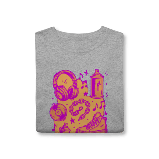 Nome do produto Camiseta - Music Doodle B 'Heat