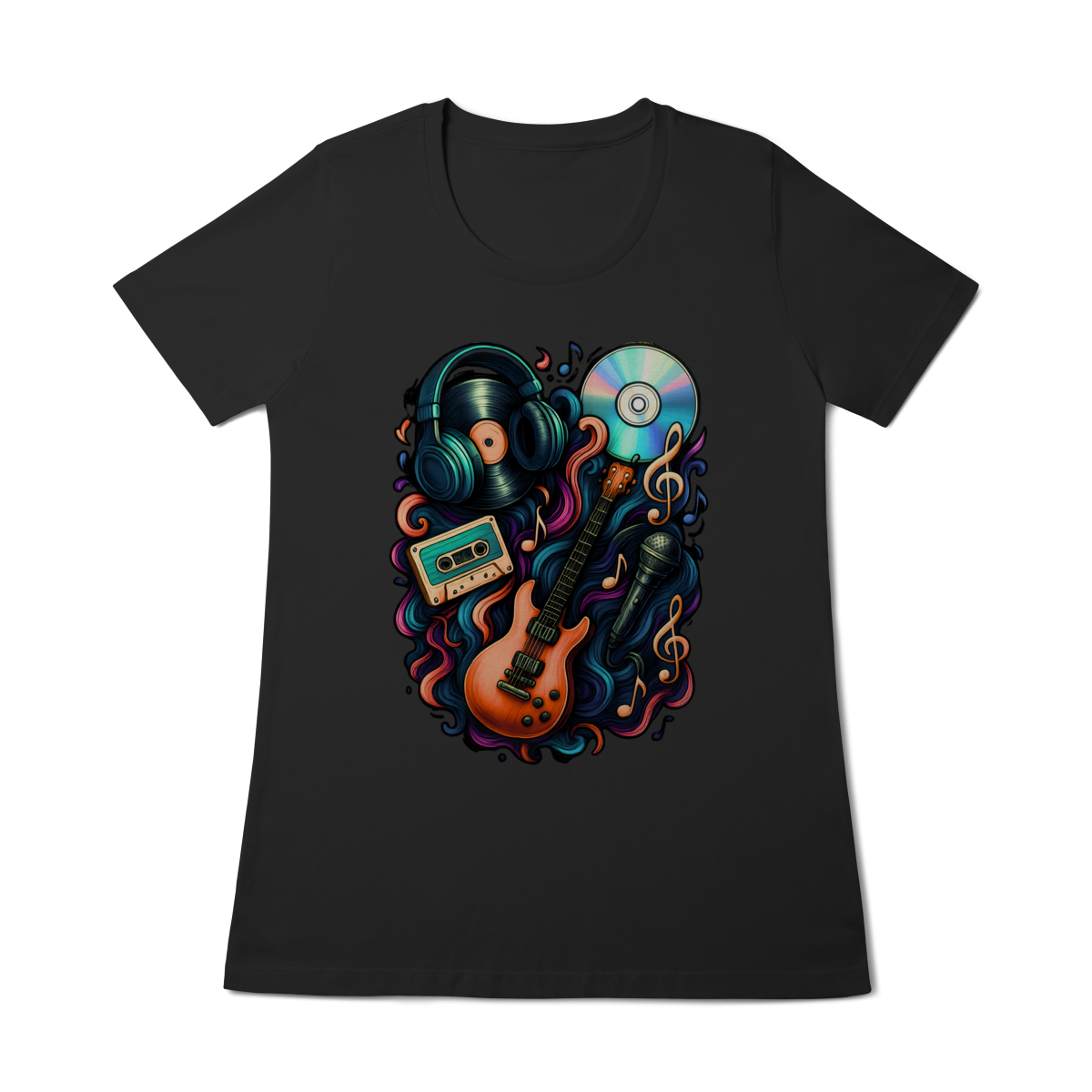 Nome do produto: Camiseta - Moda Musical (Feminina)