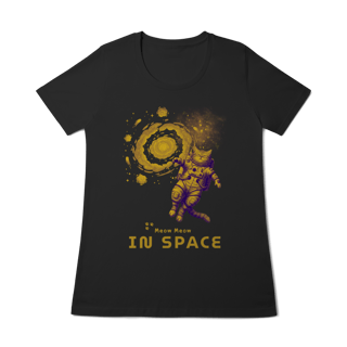 Camiseta - Meow Meow in space: Golden Age (Feminina)