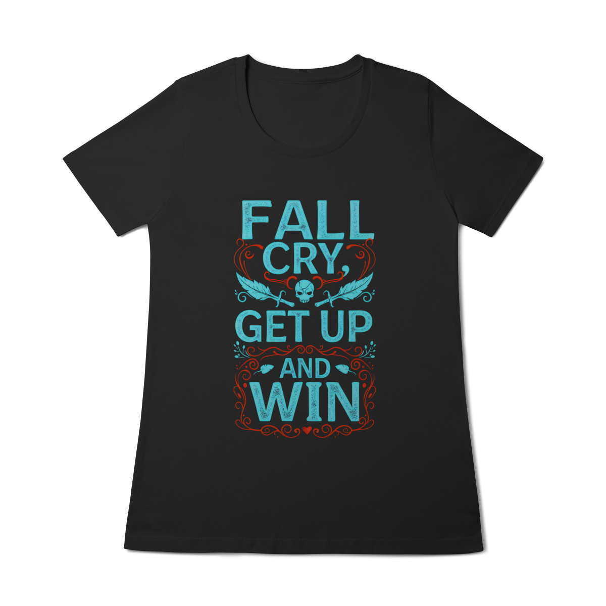 Nome do produto: Camiseta - Fall, Cry, Get up and Win