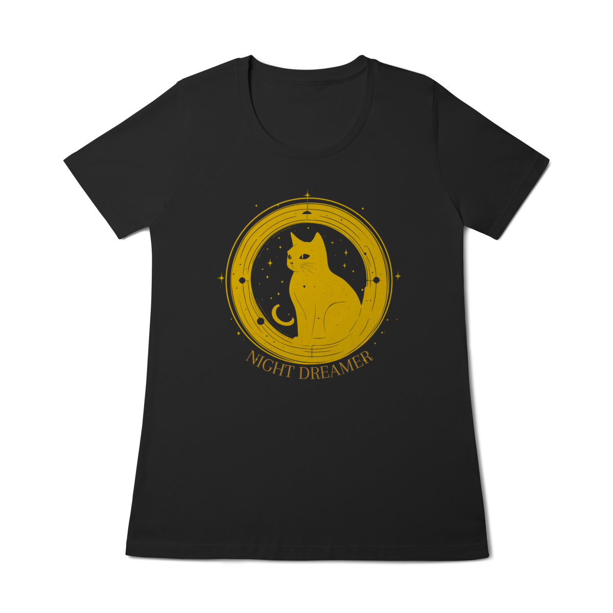 Nome do produto: Camiseta - Night Dreamer: Golden Dream (Feminina)