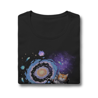 Nome do produto Camiseta - Meow Meow in space (Feminina)