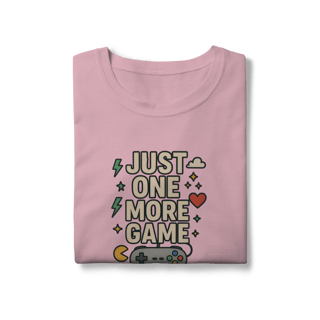 Nome do produto Camiseta - Just One More Game 9Feminina)