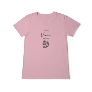 Nome do produto Camiseta - E o Cordeiro Venceu a Morte (Feminina)
