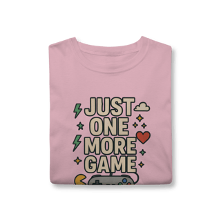Nome do produto Camiseta - Just One More Game