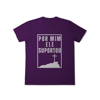 Nome do produto Camiseta - Por mim Ele Suportou