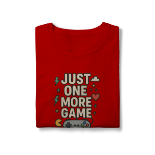 Nome do produto Camiseta - Just One More Game 9Feminina)