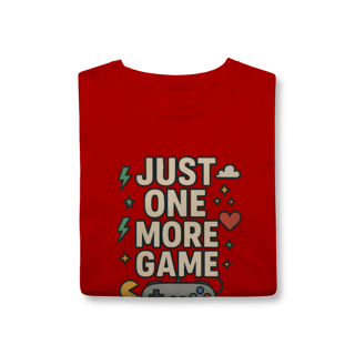 Nome do produto Camiseta - Just One More Game