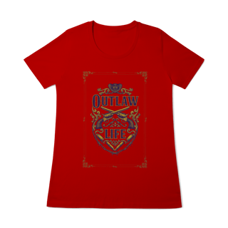 Nome do produto Camisa - Outlaw Life (Feminina)