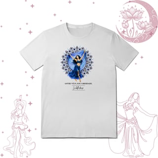 Nome do produto Dança do ventre  - T-shirt  - Gisa Dias 