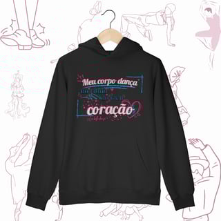 Nome do produto Dança que pulsa - Moletom Canguru 