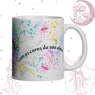 Nome do produto Dança do Ventre  - Caneca - Dança em Cores