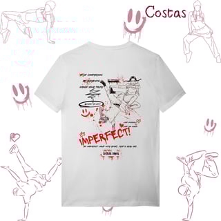 Nome do produto Hip Hop  - T-shirt  - Imperfect 