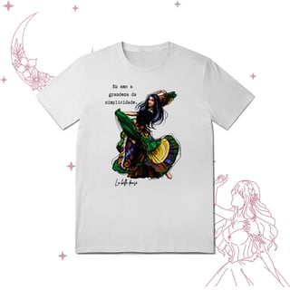 Nome do produto Dança Cigana  - T-shirt  - Esmeralda 