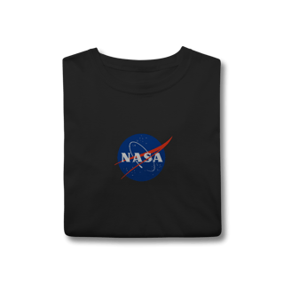Nome do produto Camiseta com logo da NASA