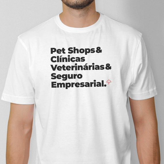 Seguro Empresarial - Pet Shops e Clínicas Veterinárias (T-Shirt Prime)