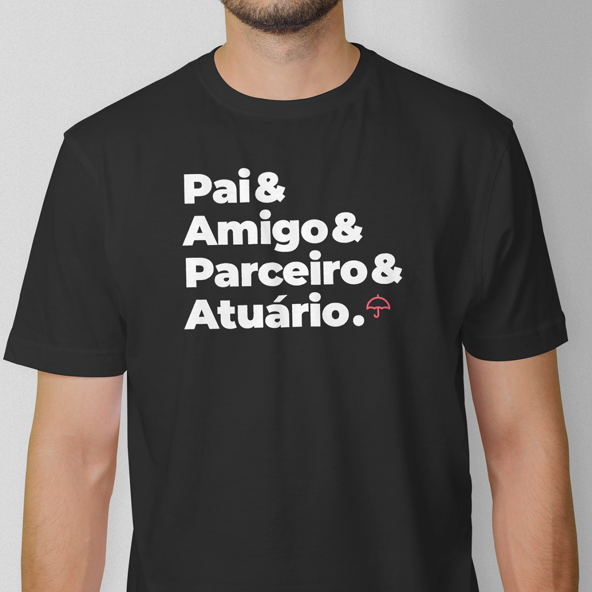 Nome do produto: Atuário - Pai, Amigo e Parceiro (T-Shirt Prime)