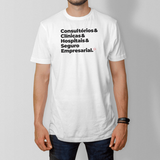 Nome do produto Seguro Empresarial - Consultórios, Clínicas e Hospitais (T-Shirt Prime)