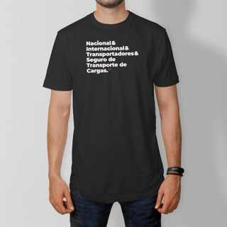 Nome do produto Seguro de Transporte de Carga - Nacional, Internacional e Transportadores (T-Shirt Prime)