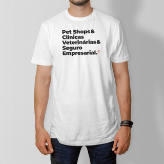 Nome do produto Seguro Empresarial - Pet Shops e Clínicas Veterinárias (T-Shirt Prime)
