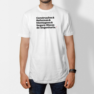 Nome do produto Seguro Riscos de Engenharia - Construções, Reformas e Montagens (T-Shirt Prime)