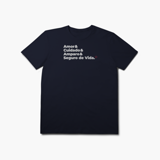 Nome do produto Seguro de Vida - Amor, Cuidado e Amparo (T-Shirt Prime)