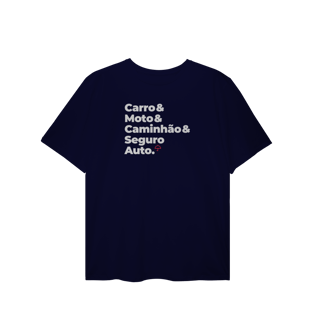 Nome do produto Seguro Auto - Carro, Moto e Caminhão (T-Shirt Plus Size)