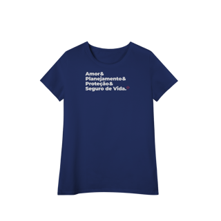 Nome do produto Seguro de Vida - Amor, Planejamento e Proteção (Baby Long Algodão Pima)