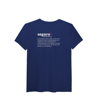 Nome do produto Seguro - Explicando o Segurês (T-Shirt Algodão Pima)