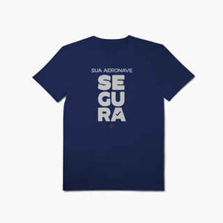 Nome do produto Sua Aeronave Segura (T-Shirt Algodão Pima)