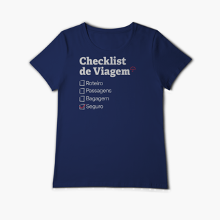Nome do produto Checklist de Viagem com Seguro Viagem (Baby Long Algodão Pima)