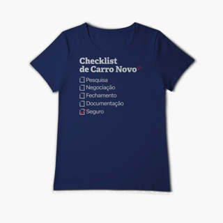 Nome do produto Checklist de Carro Novo com Seguro Auto (Baby Long Algodão Pima)