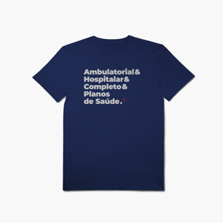 Nome do produto Planos de Saúde - Ambulatorial, Hospitalar e Completo (T-Shirt Algodão Pima)