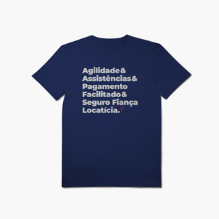 Nome do produto Seguro Fiança Locatícia - Agilidade, Assistência e Pagamento Facilitado (T-Shirt Algodão Pima)