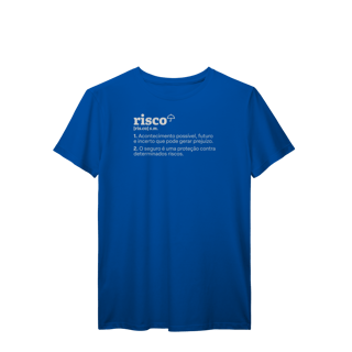 Nome do produto Risco - Explicando o Segurês (T-Shirt Prime)