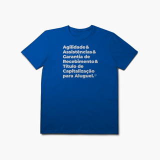 Nome do produto Título de Capitalização para Aluguel - Agilidade, Assistência e Garantia de Recebimento (T-Shirt Prime)