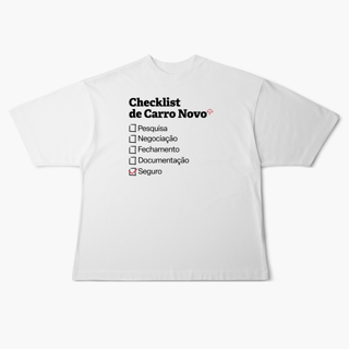Nome do produto Checklist de Carro Novo com Seguro Auto (Oversized)