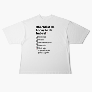 Nome do produto Checklist de Locação de Imóvel com Título de Capitalização para Aluguel (Oversized)
