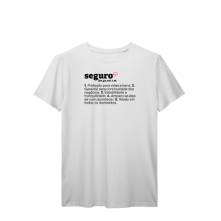Nome do produto Seguro - Explicando o Segurês (T-Shirt Prime)