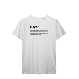 Nome do produto Risco - Explicando o Segurês (T-Shirt Prime)