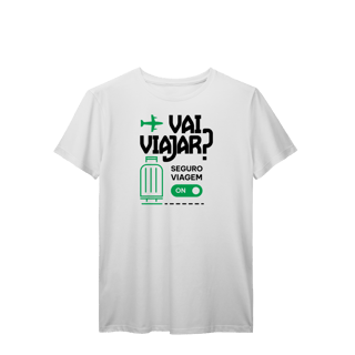 Nome do produto Vai Viajar? Seguro Viagem ON (T-Shirt Prime)