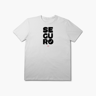 Nome do produto Seguro - Mais Seguro (T-Shirt Prime)