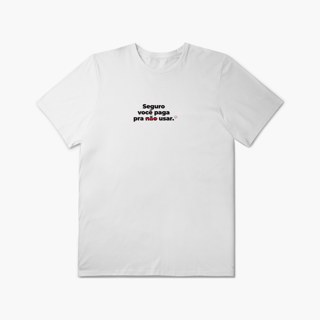 Nome do produto Seguro você paga para usar (Plus Size)