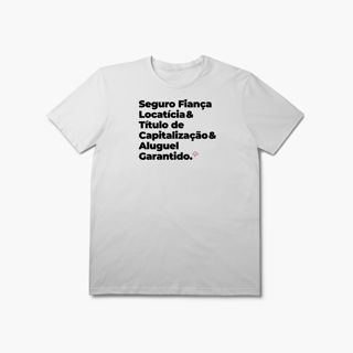 Nome do produto Aluguel Garantido com Seguro Fiança Locatícia e Título de Capitalização (T-Shirt Prime)