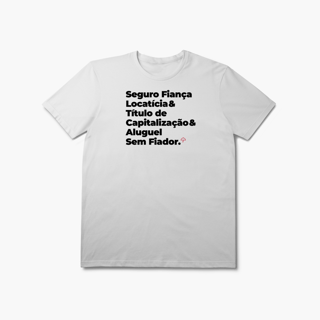 Nome do produto Aluguel Sem Fiador com Seguro Fiança Locatícia e Título de Capitalização (T-Shirt Prime)