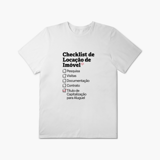 Nome do produto Checklist de Locação de Imóvel com Título de Capitalização para Aluguel (Plus Size)